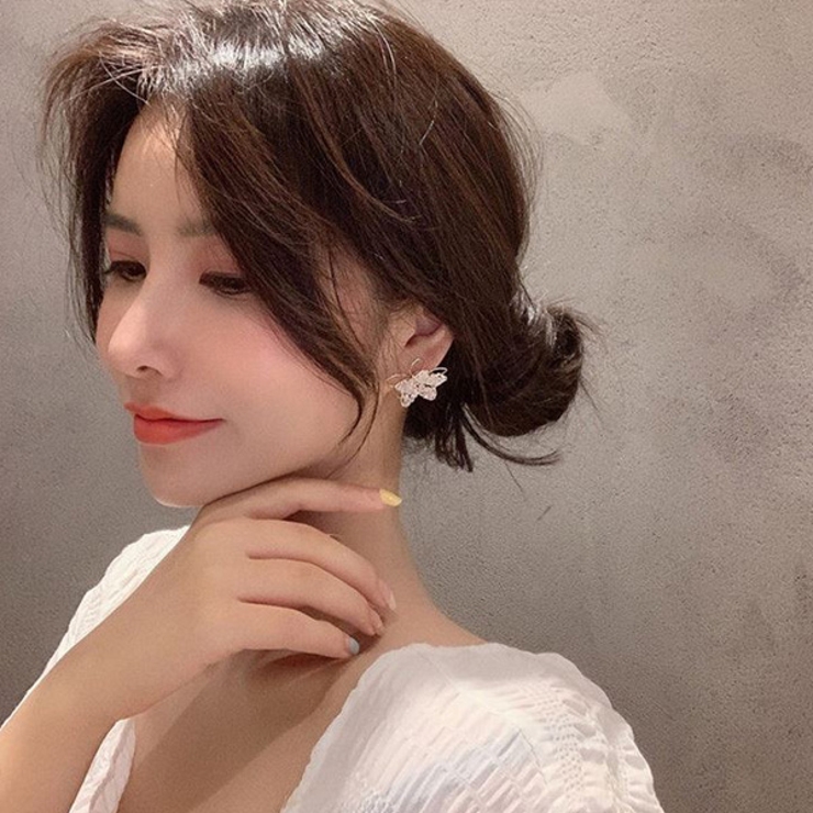 クリアビーズ フラワー モチーフ[品番：GLJA0000464]｜gulamu jewelry  （グラムジュエリー）のレディースファッション通販｜SHOPLIST（ショップリスト）
