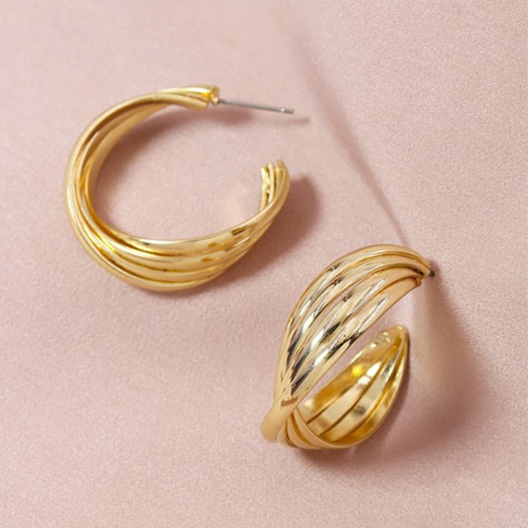 4連 ねじり フープ | gulamu jewelry  | 詳細画像6 