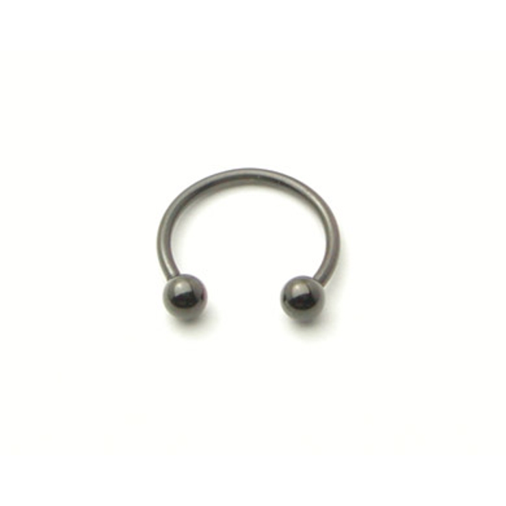 ボディピアス 18G ブラック | ピアス専門店HOMESLICEPRODUCTIONS | 詳細画像1 