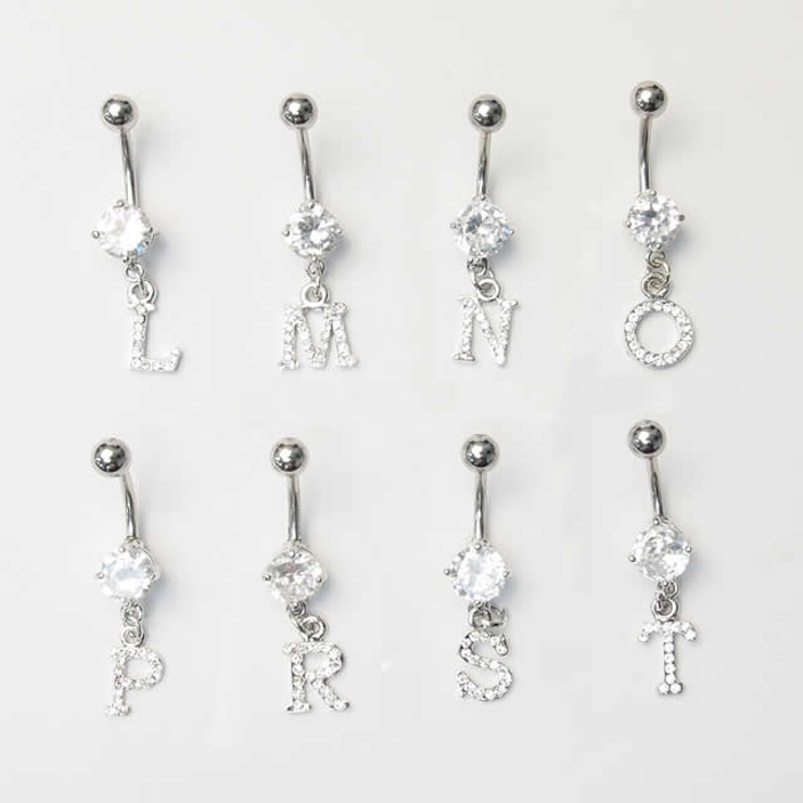 イニシャル バナナバーベル | ピアス専門店HOMESLICEPRODUCTIONS | 詳細画像4 