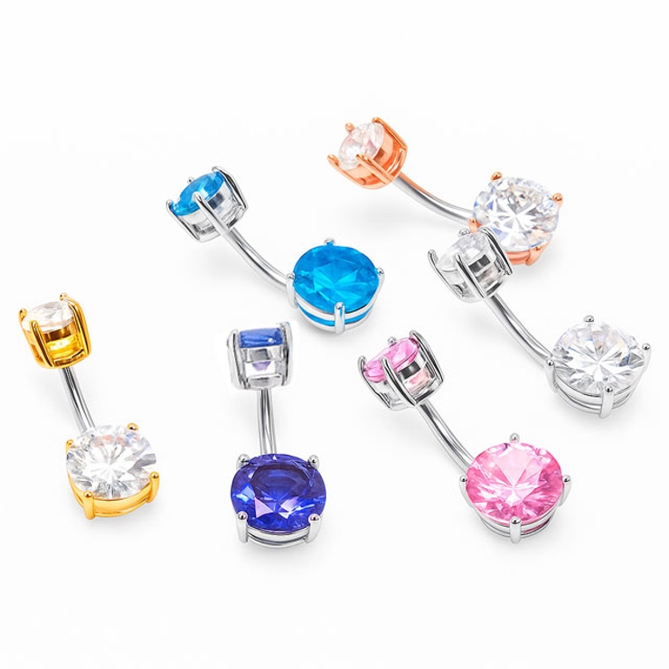 へそピアス 14G 4爪 | ピアス専門店HOMESLICEPRODUCTIONS | 詳細画像8 