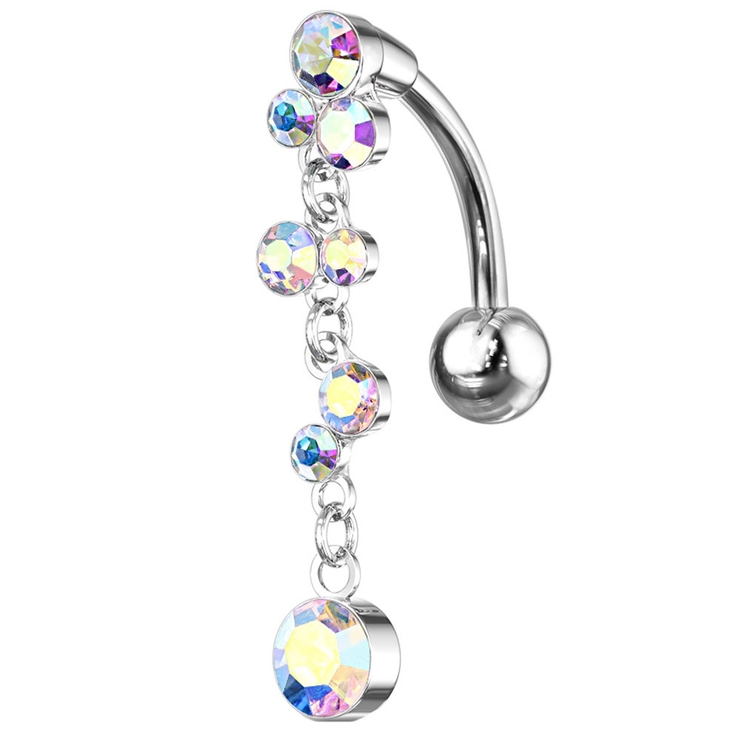 AB | ヘソピアス カスケードジュエル トップダウン | ピアス専門店HOMESLICEPRODUCTIONS