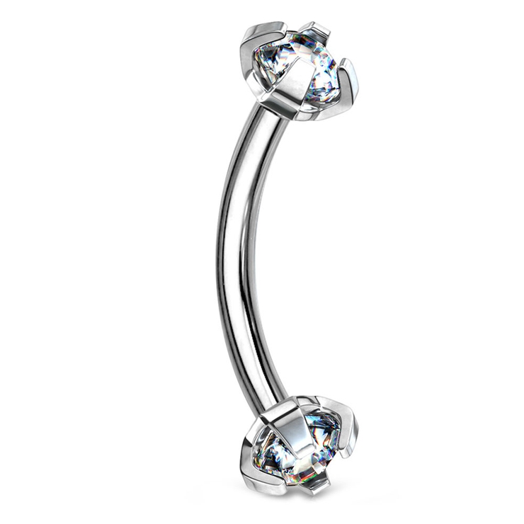 クリア | アイブロウ 16G 3mm | ピアス専門店HOMESLICEPRODUCTIONS