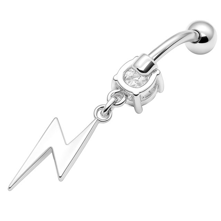 ヘソピアス 14G ライトニングボルト | ピアス専門店HOMESLICEPRODUCTIONS | 詳細画像6 