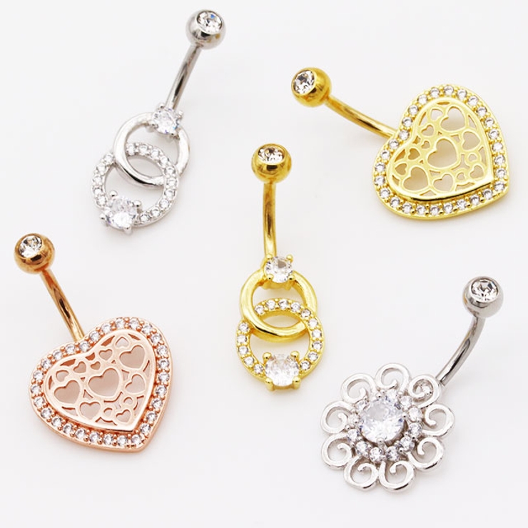 ヘソピアス 14G ダブルリング | ピアス専門店HOMESLICEPRODUCTIONS | 詳細画像8 