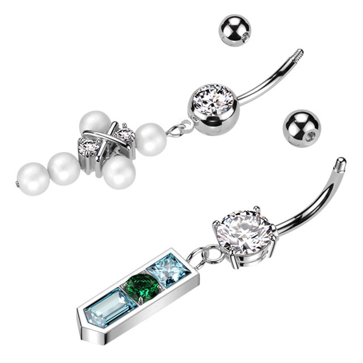 ヘソピアス 14G ジュエル | ピアス専門店HOMESLICEPRODUCTIONS | 詳細画像6 