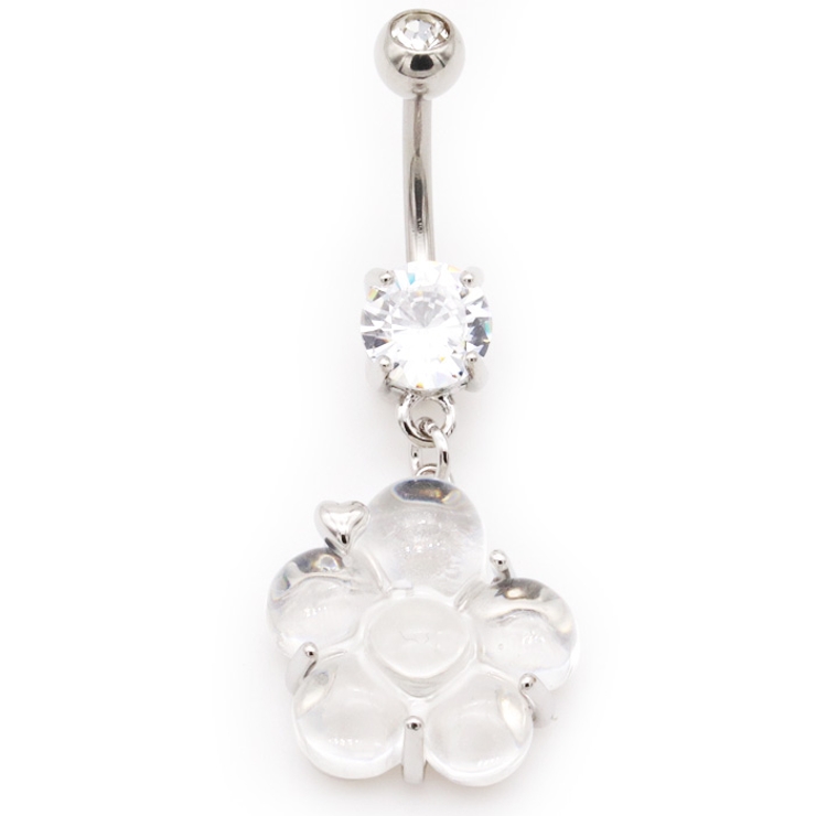 ヘソピアス 14G バナナバーベル | ピアス専門店HOMESLICEPRODUCTIONS | 詳細画像4 