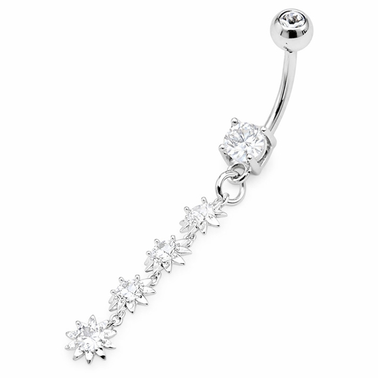 ヘソピアス 14G バナナバーベル | ピアス専門店HOMESLICEPRODUCTIONS | 詳細画像4 