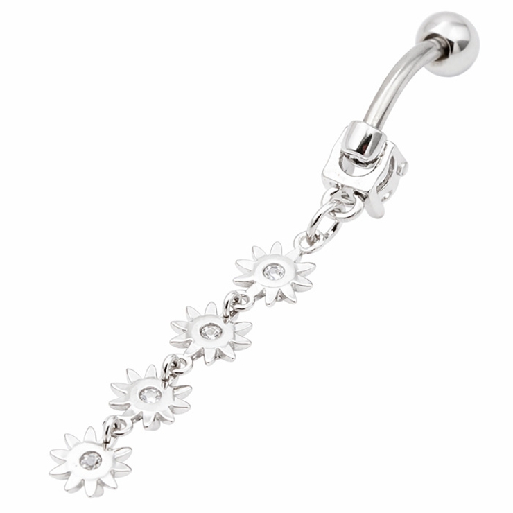 ヘソピアス 14G バナナバーベル | ピアス専門店HOMESLICEPRODUCTIONS | 詳細画像6 