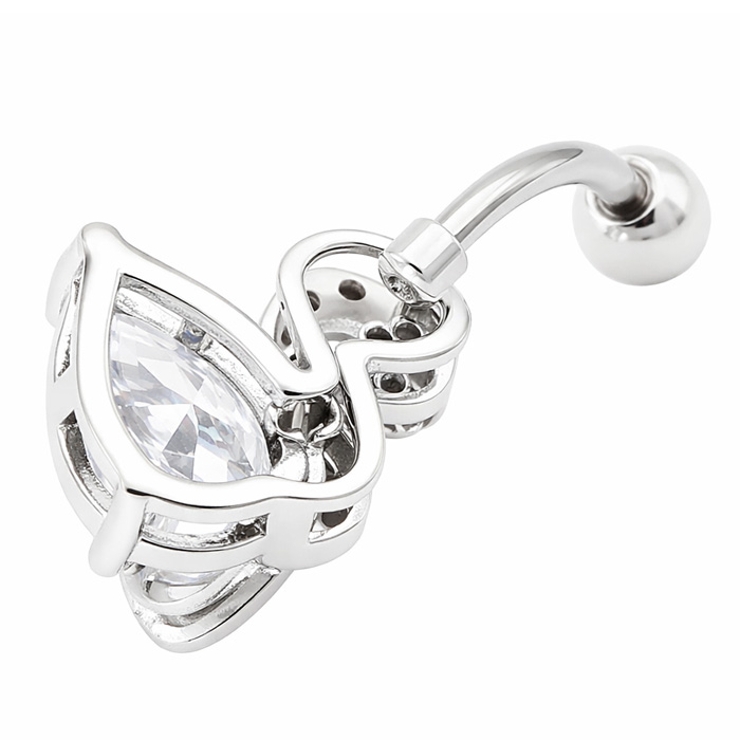 ヘソピアス 14G バナナバーベル | ピアス専門店HOMESLICEPRODUCTIONS | 詳細画像7 