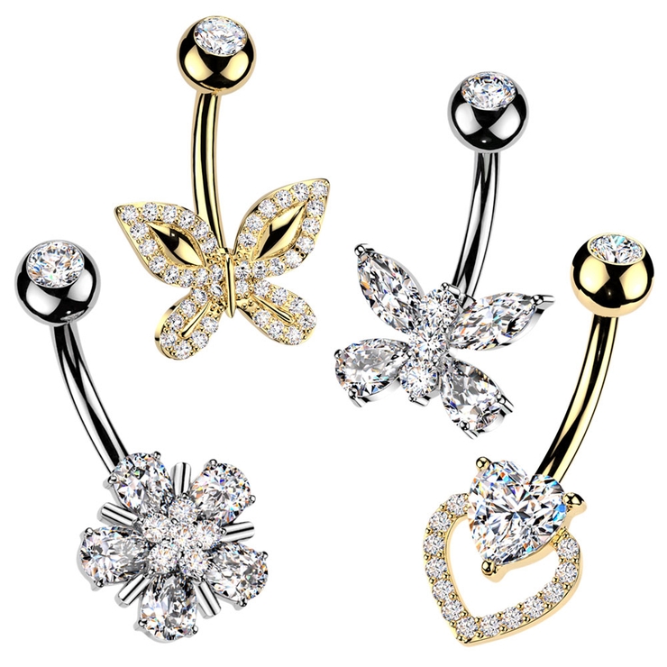 へそピアス 14G ヘソピアス | ピアス専門店HOMESLICEPRODUCTIONS | 詳細画像1 