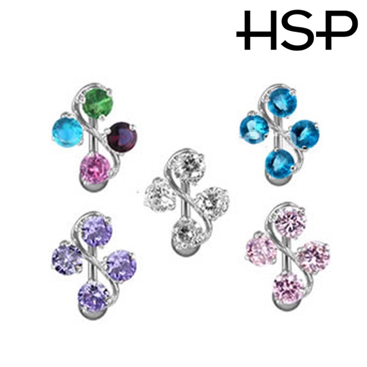 トップダウンジュエルバインバナナバーベル 14G   | ピアス専門店HOMESLICEPRODUCTIONS | 詳細画像3 