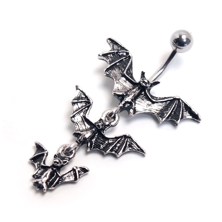 14G トリプルバット バナナバーベル【ハロウィン小物】 | ピアス専門店HOMESLICEPRODUCTIONS | 詳細画像1 