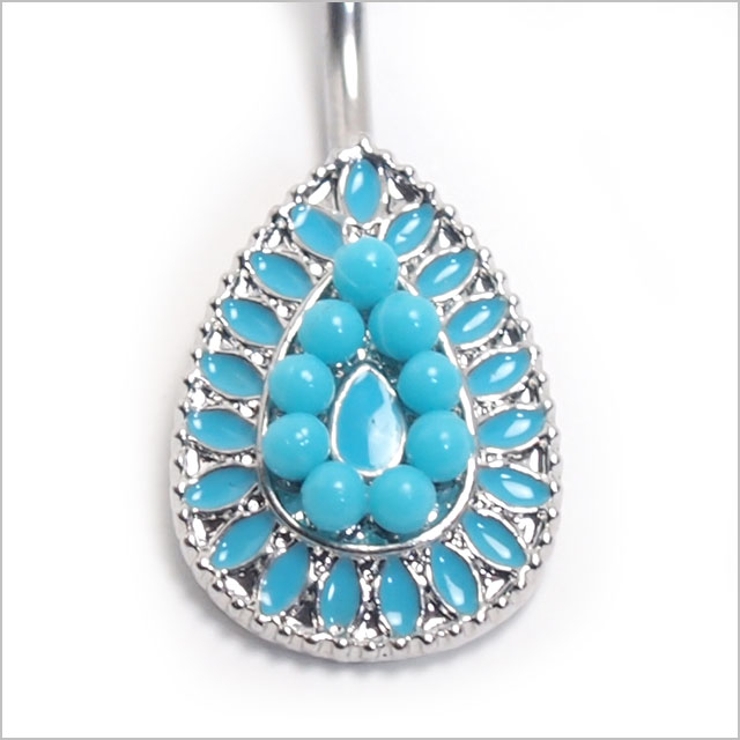 14G ティアドロップ バナナバーベル【ボディピアス | ピアス専門店HOMESLICEPRODUCTIONS | 詳細画像3 