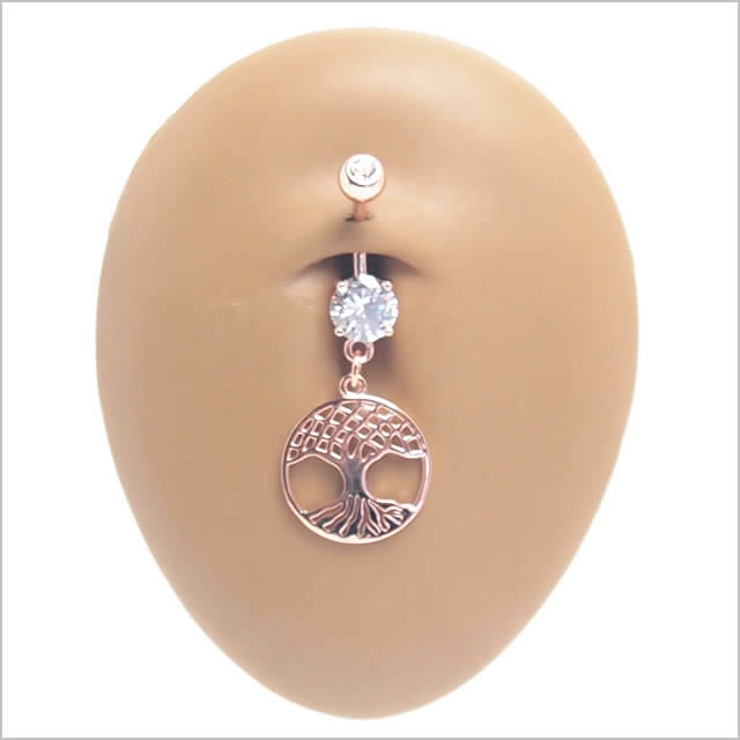 14G ツリーモチーフ バナナバーベル【ボディピアス | ピアス専門店HOMESLICEPRODUCTIONS | 詳細画像4 