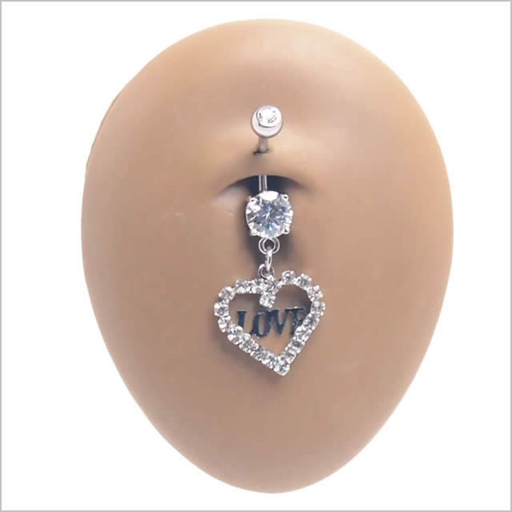 14G ハートウィズlove バナナバーベル | ピアス専門店HOMESLICEPRODUCTIONS | 詳細画像4 