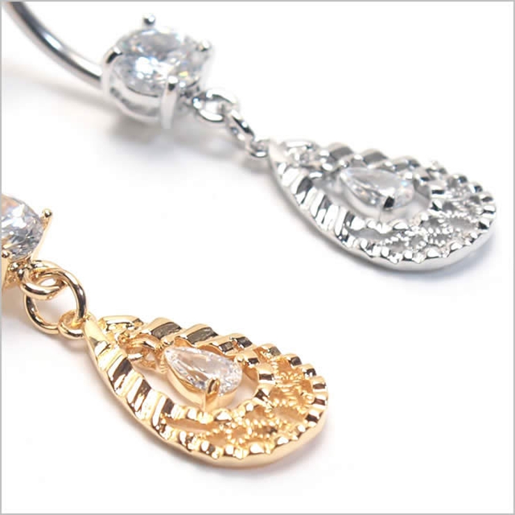 14G ティアドロップ センタージュエル | ピアス専門店HOMESLICEPRODUCTIONS | 詳細画像3 