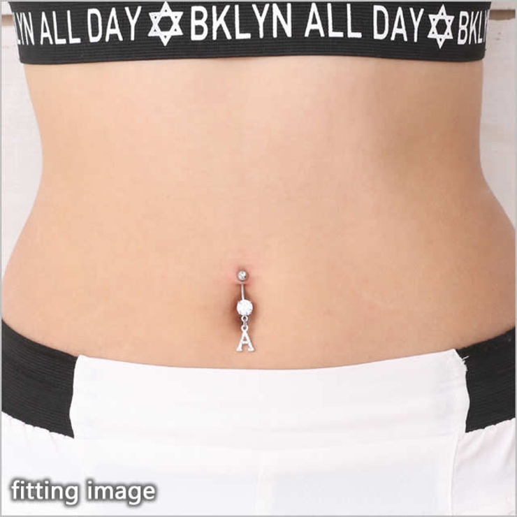 イニシャル バナナバーベル | ピアス専門店HOMESLICEPRODUCTIONS | 詳細画像5 