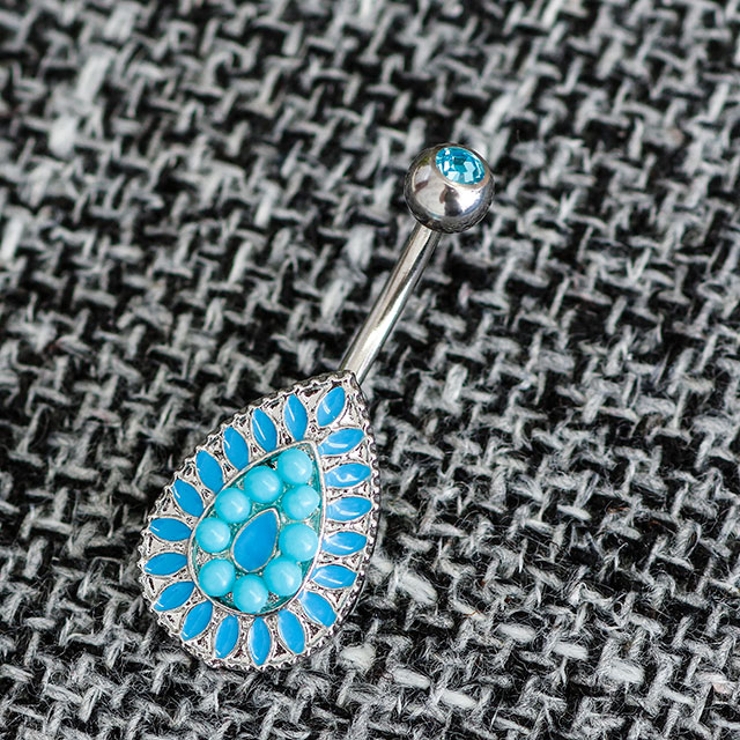 14G ティアドロップ バナナバーベル【ボディピアス | ピアス専門店HOMESLICEPRODUCTIONS | 詳細画像11 