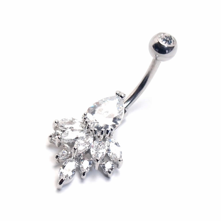 ヘソピアス 14G CZ | ピアス専門店HOMESLICEPRODUCTIONS | 詳細画像1 