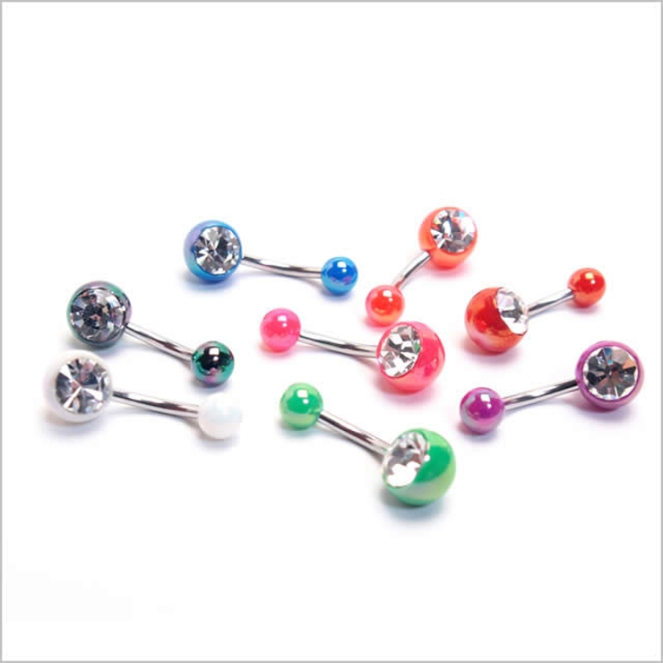 14G メタリックコーティング アクリルボール | ピアス専門店HOMESLICEPRODUCTIONS | 詳細画像4 