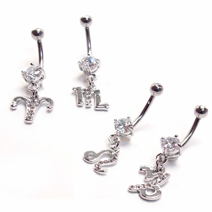 14G 星座 バナナバーベル | ピアス専門店HOMESLICEPRODUCTIONS | 詳細画像1 