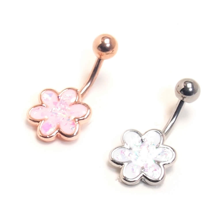 ヘソピアス 14G オパールグリッター | ピアス専門店HOMESLICEPRODUCTIONS | 詳細画像2 