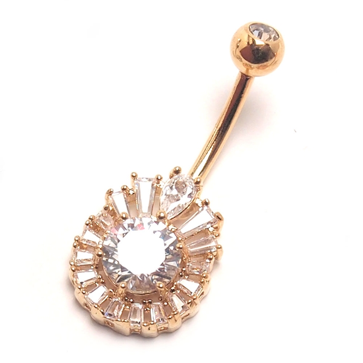 ヘソピアス 14G CZ | ピアス専門店HOMESLICEPRODUCTIONS | 詳細画像2 