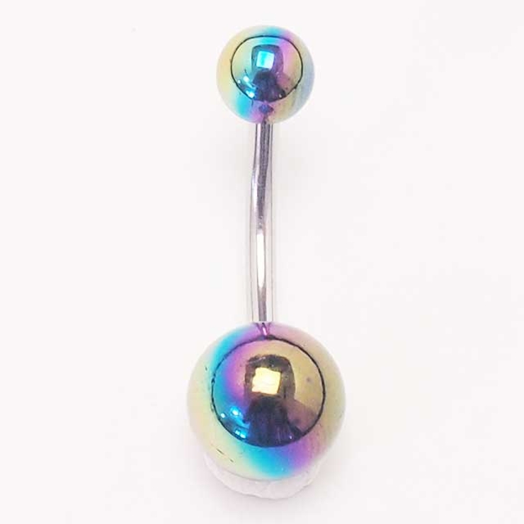 ヘソピアス 14G メタリックコーティングボール | ピアス専門店HOMESLICEPRODUCTIONS | 詳細画像4 