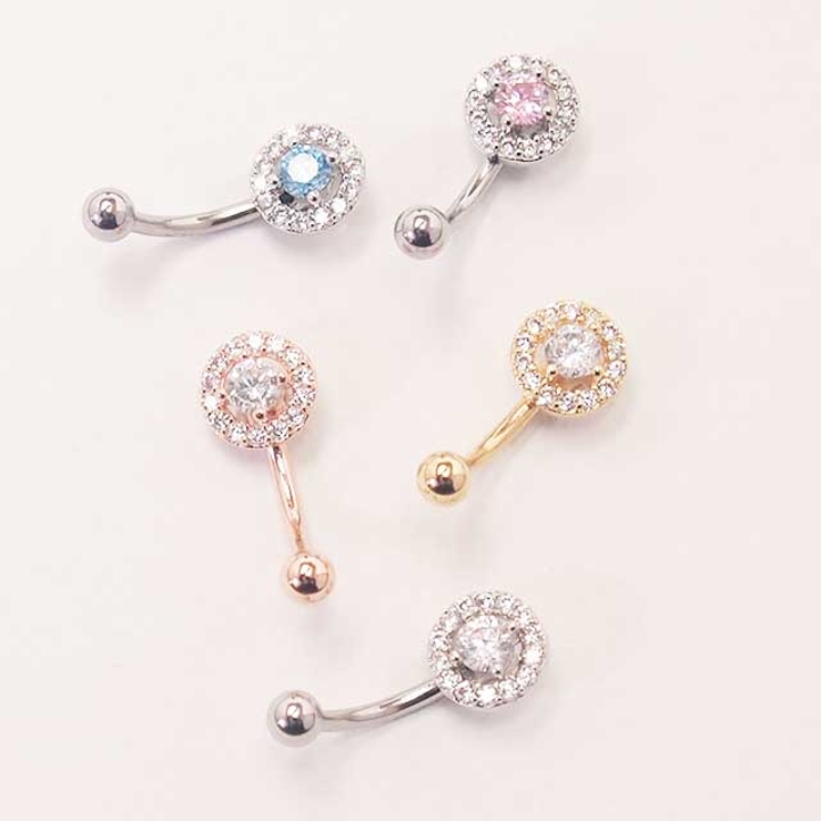 アイブロウ 16G ラウンドジュエル＆オパール | ピアス専門店HOMESLICEPRODUCTIONS | 詳細画像3 