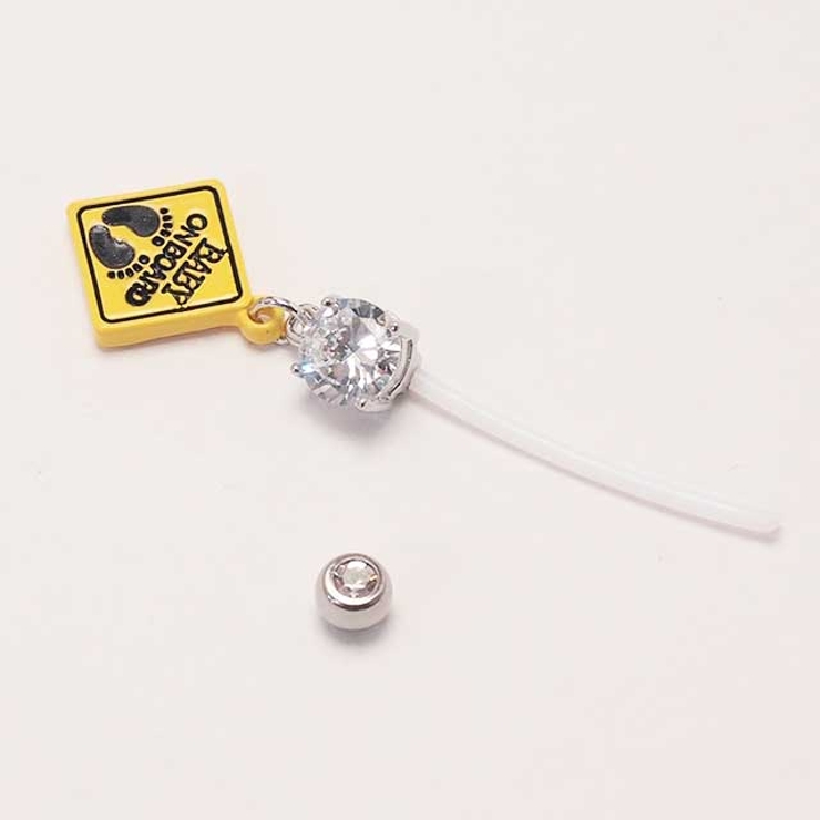 ヘソピアス 14G ダブルジュエル | ピアス専門店HOMESLICEPRODUCTIONS | 詳細画像6 