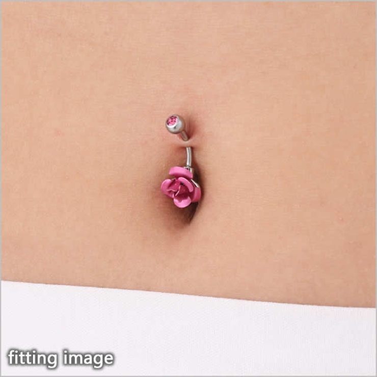 ローズ バナナバーベル | ピアス専門店HOMESLICEPRODUCTIONS | 詳細画像6 