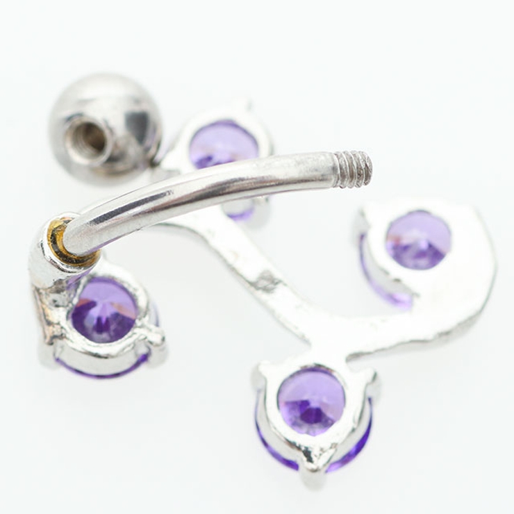 トップダウンジュエルバインバナナバーベル 14G   | ピアス専門店HOMESLICEPRODUCTIONS | 詳細画像12 