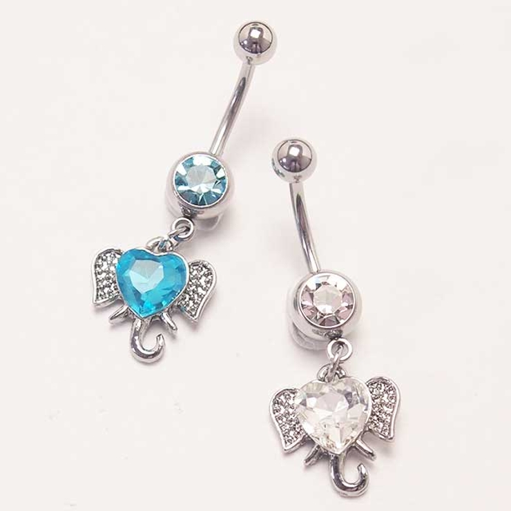 ヘソピアス 14G ハートCZ | ピアス専門店HOMESLICEPRODUCTIONS | 詳細画像10 