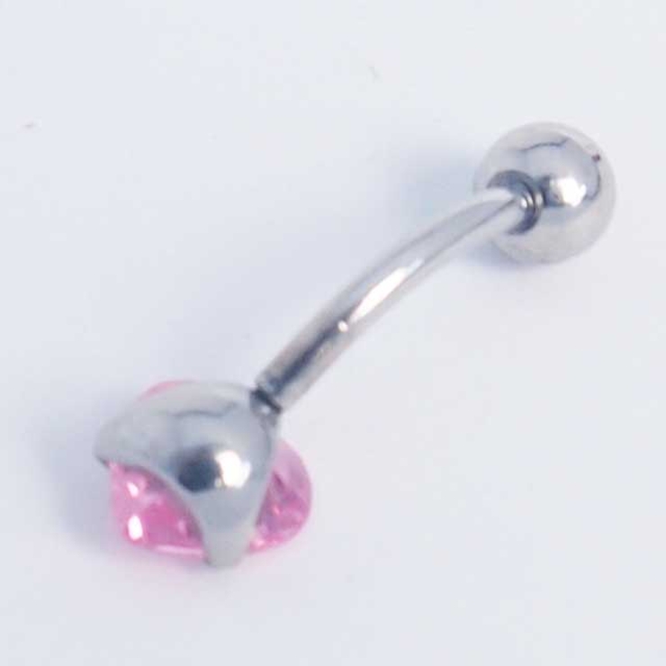 CZ ハートジュエル バナナバーベル 14G | ピアス専門店HOMESLICEPRODUCTIONS | 詳細画像7 