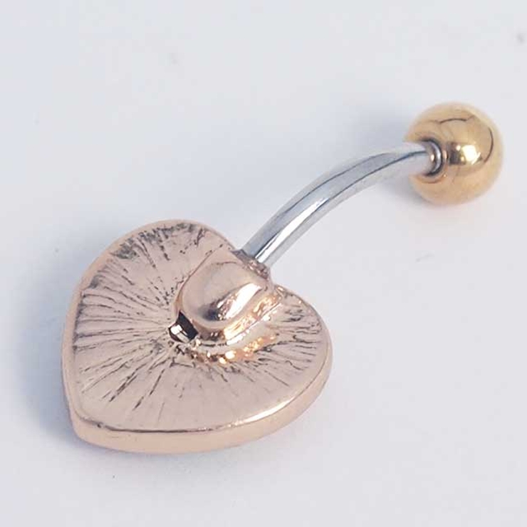 レインボーオパール グリッターハート バナナバーベル 14G | ピアス専門店HOMESLICEPRODUCTIONS | 詳細画像7 