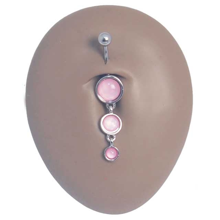 トリプルラウンドダングル オパールグリッター＆イルミネーションストーン バナナバ… | ピアス専門店HOMESLICEPRODUCTIONS | 詳細画像10 