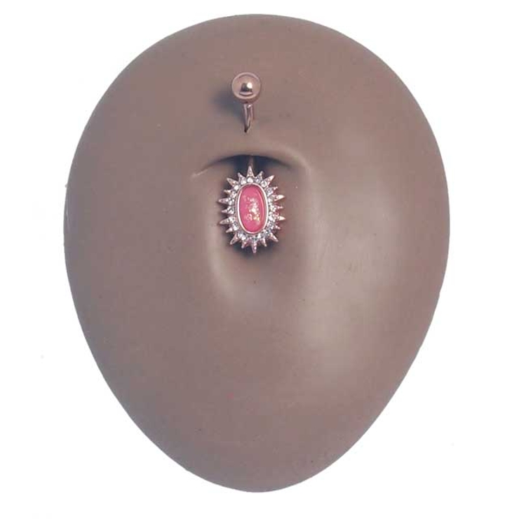 クリスタルパヴェ サンバースト オパールグリッター バナナバーベル 14G | ピアス専門店HOMESLICEPRODUCTIONS | 詳細画像11 