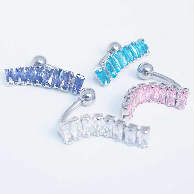 ヘソピアス CZ 8バゲット | ピアス専門店HOMESLICEPRODUCTIONS | 詳細画像10 
