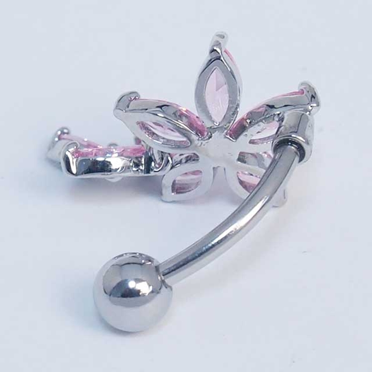 ヘソピアス CZ マーキスフラワー | ピアス専門店HOMESLICEPRODUCTIONS | 詳細画像5 