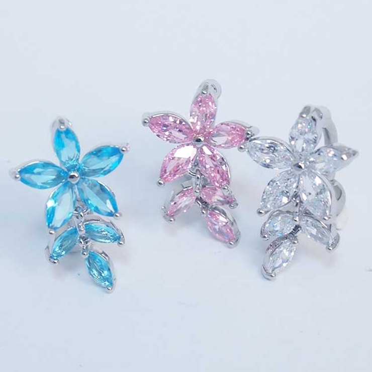 ヘソピアス CZ マーキスフラワー | ピアス専門店HOMESLICEPRODUCTIONS | 詳細画像10 