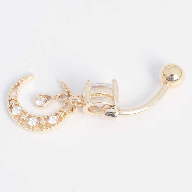 ヘソピアス 14G CZパヴェ | ピアス専門店HOMESLICEPRODUCTIONS | 詳細画像4 