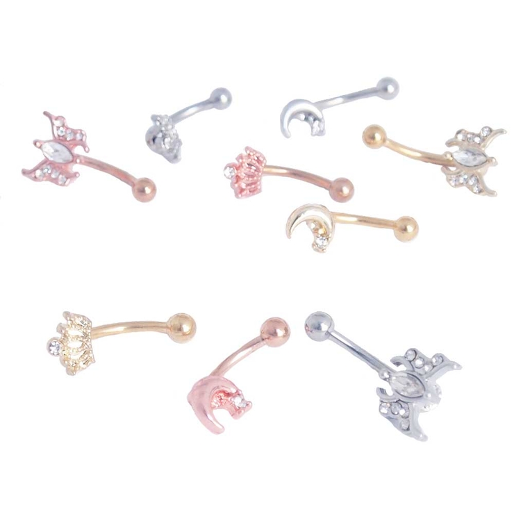 ヘソピアス ミニチャーム アイブロウ | ピアス専門店HOMESLICEPRODUCTIONS | 詳細画像1 