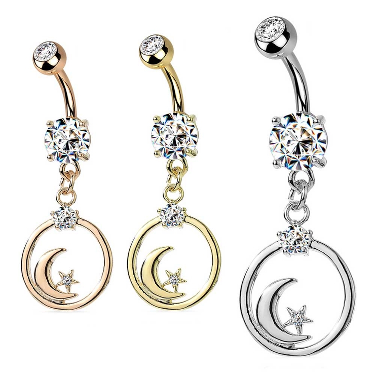 ヘソピアス 14G CZ | ピアス専門店HOMESLICEPRODUCTIONS | 詳細画像1 