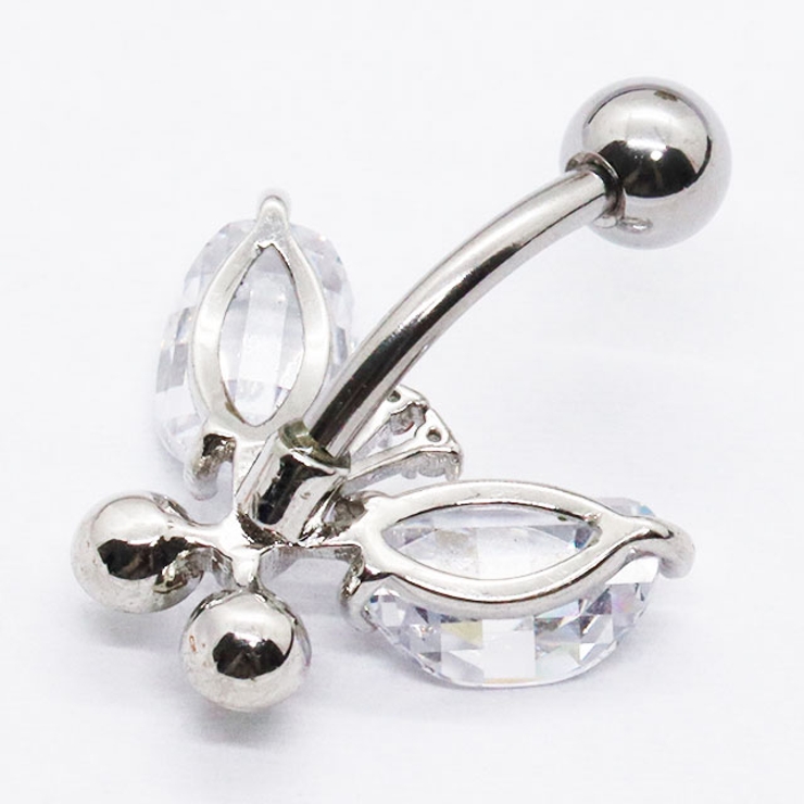 ヘソピアス 14G クリスタルバタフライ | ピアス専門店HOMESLICEPRODUCTIONS | 詳細画像6 