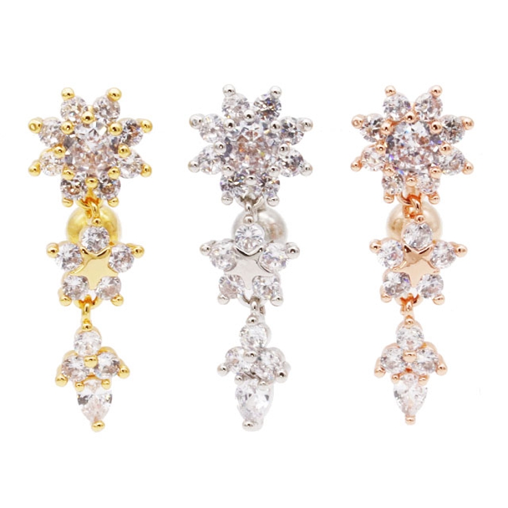 ヘソピアス 14G 花 | ピアス専門店HOMESLICEPRODUCTIONS | 詳細画像6 