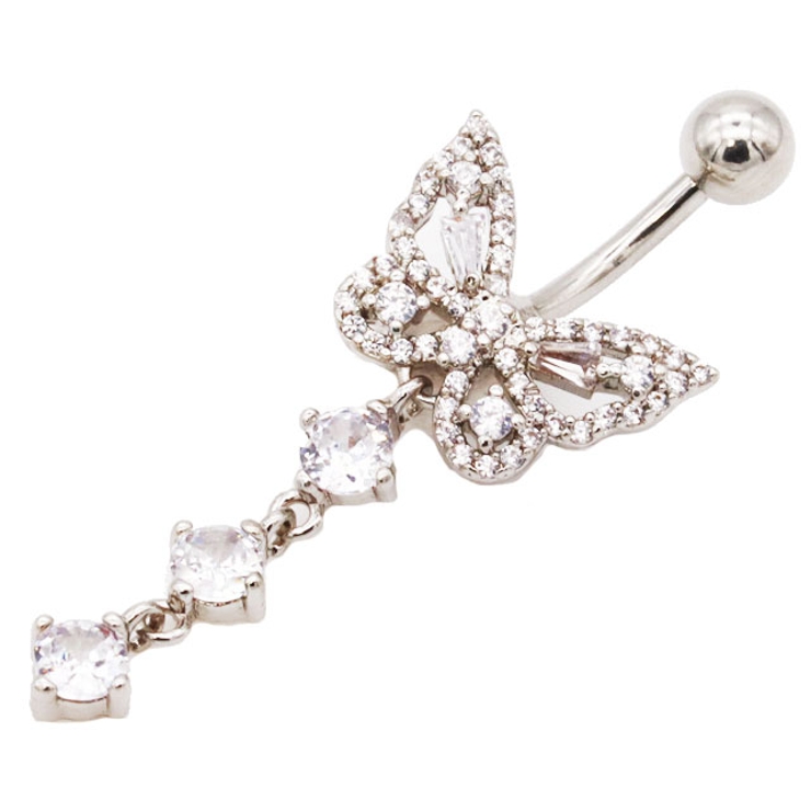 ヘソピアス 14G バタフライ | ピアス専門店HOMESLICEPRODUCTIONS | 詳細画像4