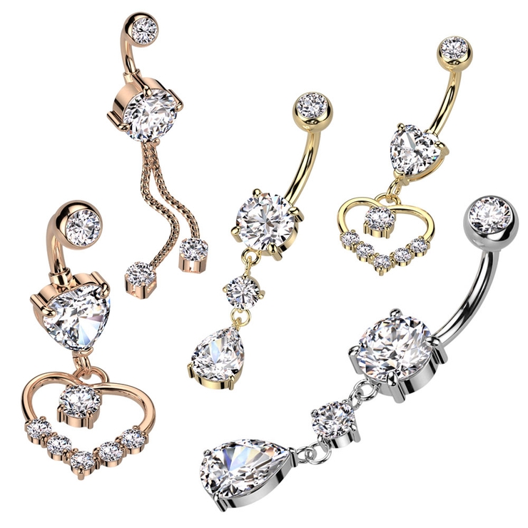 ヘソピアス 14G チェーン | ピアス専門店HOMESLICEPRODUCTIONS | 詳細画像1 