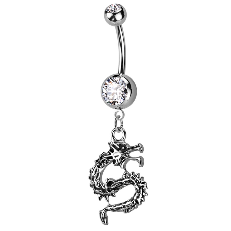 ヘソピアス 14G ドランゴン | ピアス専門店HOMESLICEPRODUCTIONS | 詳細画像1 