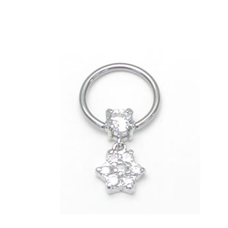 キャプティブビーズリング フラワーダングル【ボディピアス ボディーピアス | ピアス専門店HOMESLICEPRODUCTIONS | 詳細画像1 